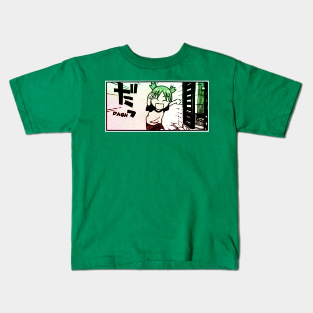 Yotsuba to! Kids T-Shirt by rikarts